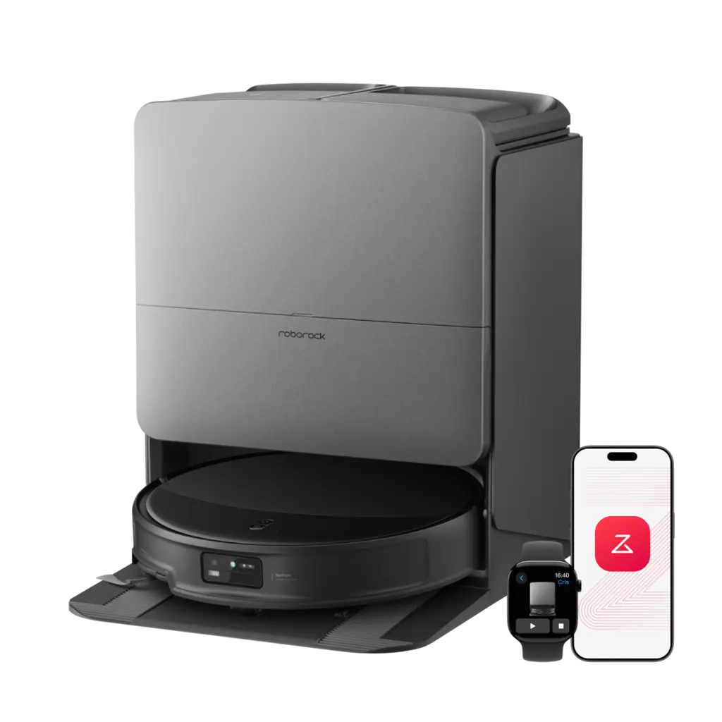 Roborock Saros 20 avec son robot et sa station RockDock