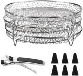 3 Pièces Grille pour Air Fryer — Triplez la capacité, pas le temps perdu