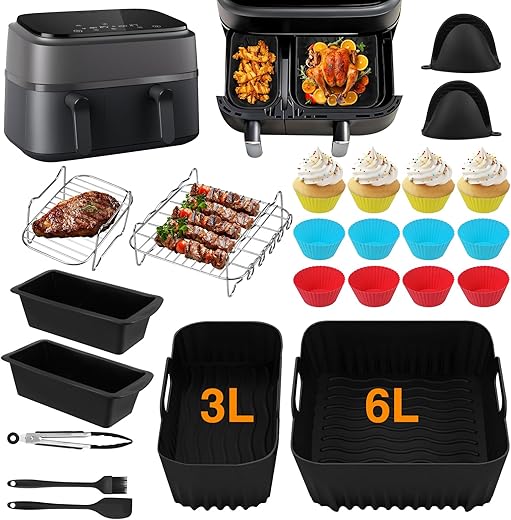 Ensemble 28 pièces accessoires pour Air Fryer Philips