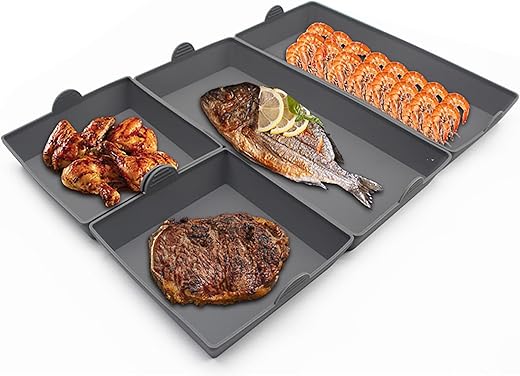 Lot 4 plaques silicone antiadhésives réutilisables