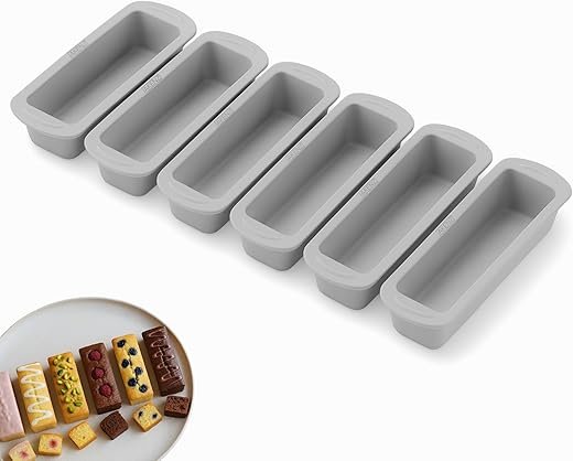 Lot 6 mini moules silicone individuels