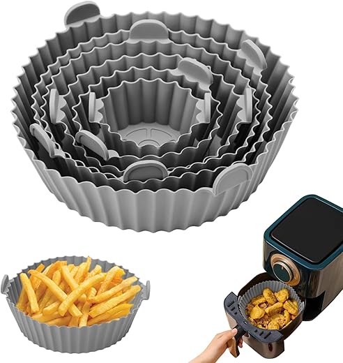 Lot 6 moules ronds réutilisables