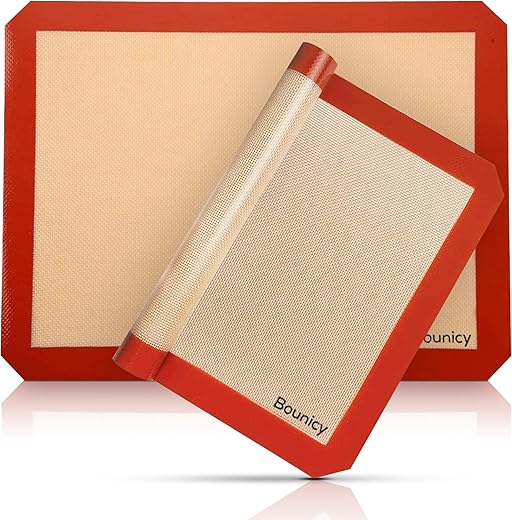 Lot de deux tapis de cuisson silicone 30x40