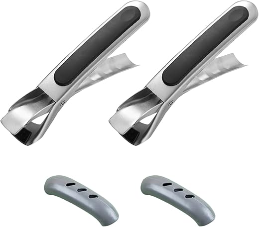 Lot pinces Airfryer poignées silicone résistantes