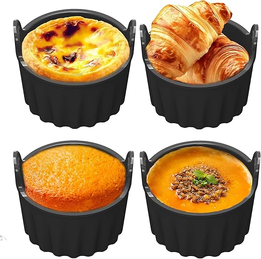 Set 4 moules muffins antiadhésifs