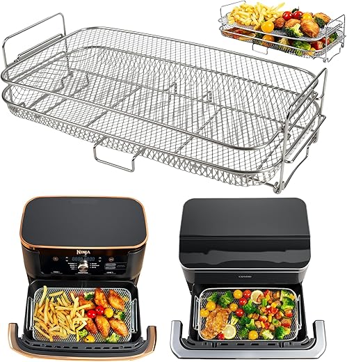 Racks 2-en-1 empilables compatibles Ninja/Cosori